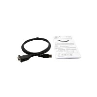 EXSYS EX-13001 USB 2.0 zu 1 x Seriell RS-232 Kabel mit 9 Pin Stecker FTDI Chip-Set