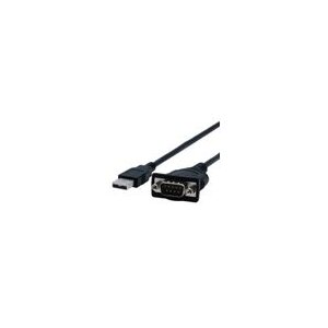 EXSYS EX-13002 USB 2.0 zu 1 x Seriell RS-232 Kabel mit 9 Pin Stecker Prolific Chip-Set