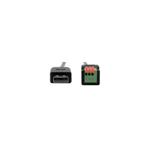 EXSYS EX-13009 USB zu 1x Seriell RS-458 Kabel mit Terminal Block mit Drucktaster