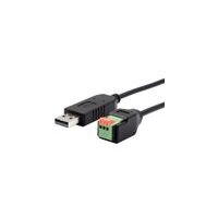 EXSYS EX-13009 USB zu 1x Seriell RS-458 Kabel mit Terminal Block mit Drucktaster
