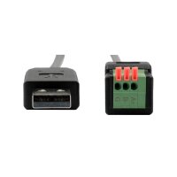 EXSYS EX-13009 USB zu 1x Seriell RS-458 Kabel mit Terminal Block mit Drucktaster