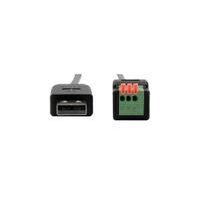 EXSYS EX-13009 USB zu 1x Seriell RS-458 Kabel mit Terminal Block mit Drucktaster