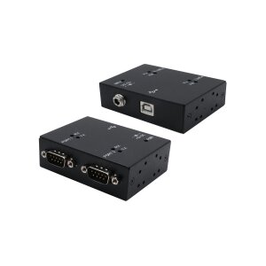 EXSYS EX-13072HM USB 2.0 zu 2 x Seriell RS-232 Ports Metallgehäuse FTDI Chip-Set