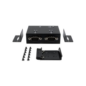 EXSYS EX-13072HM USB 2.0 zu 2 x Seriell RS-232 Ports Metallgehäuse FTDI Chip-Set