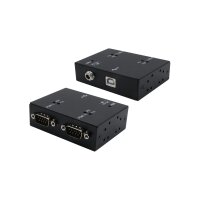 EXSYS EX-13072HM USB 2.0 zu 2 x Seriell RS-232 Ports Metallgehäuse FTDI Chip-Set