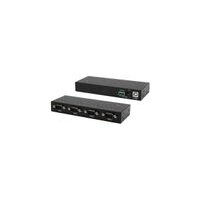 EXSYS EX-13074HM USB 2.0 zu 4 x Seriell RS-232 Ports Metallgehäuse FTDI Chip-Set