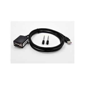 EXSYS EX-1311-2F USB 2.0 zu 1 x Seriell RS-232 1.8 Meter Kabel mit 9 Pin Buchse LED Anzeige