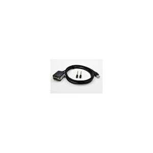 EXSYS EX-1311-2F USB 2.0 zu 1 x Seriell RS-232 1.8 Meter Kabel mit 9 Pin Buchse LED Anzeige