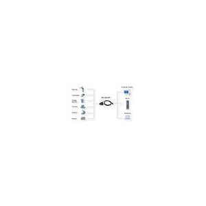 EXSYS EX-1324-37P USB 2.0 zu 4x Seriell, RS-232 Ports mit 37 Pin Buchse, Konverter, FTDI, schwarz, 1,8 m