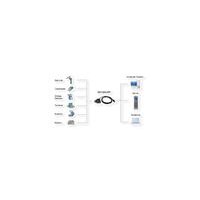 EXSYS EX-1324-37P USB 2.0 zu 4x Seriell, RS-232 Ports mit 37 Pin Buchse, Konverter, FTDI, schwarz, 1,8 m