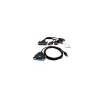 EXSYS EX-1324-37P USB 2.0 zu 4x Seriell, RS-232 Ports mit 37 Pin Buchse, Konverter, FTDI, schwarz, 1,8 m