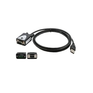 EXSYS EX-1346 USB 2.0 zu 1S x Serielle Schnittstelle RS-422/485 Port Konverter, Kabel, FDTI, schwarz, 1,8 m