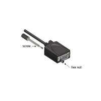 EXSYS EX-1346 USB 2.0 zu 1S x Serielle Schnittstelle RS-422/485 Port Konverter, Kabel, FDTI, schwarz, 1,8 m