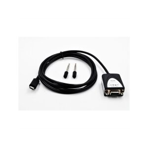 EXSYS EX-2311-2F USB 2.0 C - Stecker zu 1 x Seriell RS-232 1.8 Meter Kabel mit 9 Pin Buchse LED Anzeige