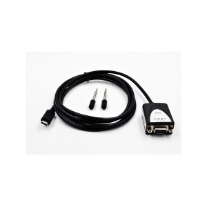EXSYS EX-2311-2F USB 2.0 C - Stecker zu 1 x Seriell RS-232 1.8 Meter Kabel mit 9 Pin Buchse LED Anzeige