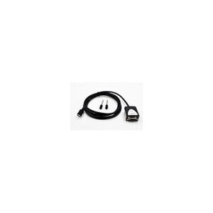 EXSYS EX-2311-2F USB 2.0 C - Stecker zu 1 x Seriell RS-232 1.8 Meter Kabel mit 9 Pin Buchse LED Anzeige