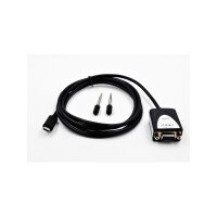 EXSYS EX-2311-2F USB 2.0 C - Stecker zu 1 x Seriell RS-232 1.8 Meter Kabel mit 9 Pin Buchse LED Anzeige