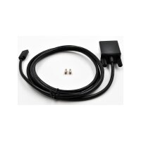 EXSYS EX-2311-2IS USB2.0 C zu 1 x RS-232 1,8m 15KV Überspannungsschutz FTDI Chip-Set, schwarz, 1,8 m