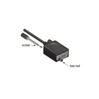 EXSYS EX-2311-2IS USB2.0 C zu 1 x RS-232 1,8m 15KV Überspannungsschutz FTDI Chip-Set, schwarz, 1,8 m