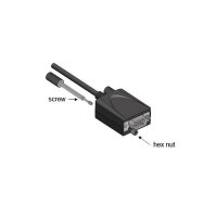 EXSYS EX-2346 USB 2.0 zu 1S Serielle Schnittstelle RS-422/485 Port Konverter, Kabel, FTDI, schwarz, 1,8 m