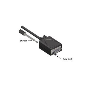 EXSYS EX-2346IS USB 2.0 zu 1x Seriell RS-422/485 Port Konverter, 15KV ESD, 4.0KV, Kabel, FTDI, schwarz, 1,8 m