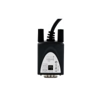 EXSYS EX-2346IS USB 2.0 zu 1x Seriell RS-422/485 Port Konverter, 15KV ESD, 4.0KV, Kabel, FTDI, schwarz, 1,8 m