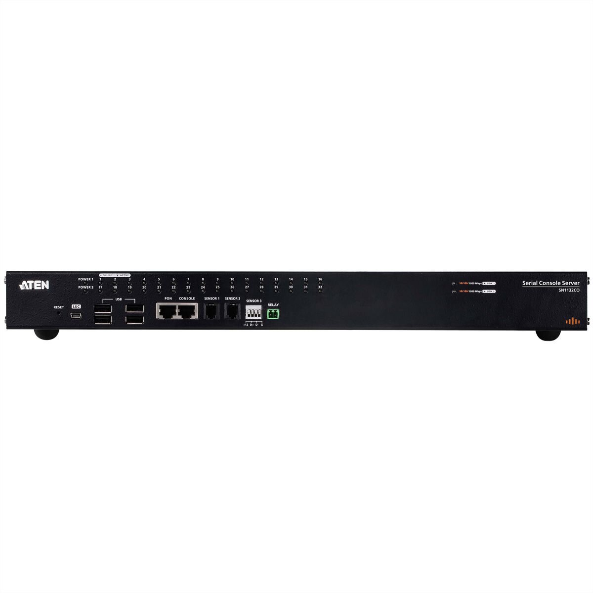 ATEN SN1132CO 32-Port Serieller Konsolen Server mit Dual Pow