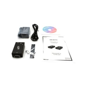 EXSYS EX-6111-2 1 Ethernet zu 1 x Seriell RS-232 inkl Netzteil