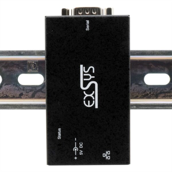 EXSYS EX-6111-2PoE 1 Ethernet PoE zu 1 x Seriell RS-232 inkl Netzteil