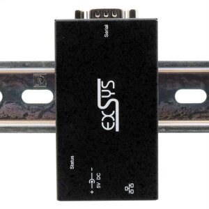 EXSYS EX-6111-2PoE 1 Ethernet PoE zu 1 x Seriell RS-232 inkl Netzteil