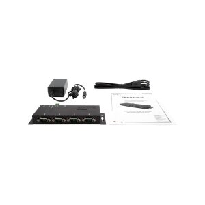 EXSYS EX-6114-2PoE Ethernet zu Seriell 4 x RS-232 mit 9 Pin Stecker PoE