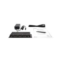 EXSYS EX-6114-2PoE Ethernet zu Seriell 4 x RS-232 mit 9 Pin Stecker PoE