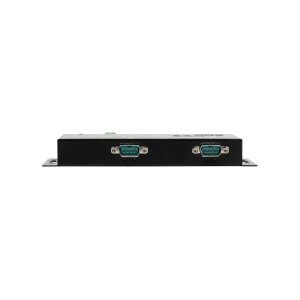 EXSYS EX-6122-2 Ethernet zu Seriell 2 x RS-232/422/485 mit 9 Pin Stecker inkl. Virtual Com Software