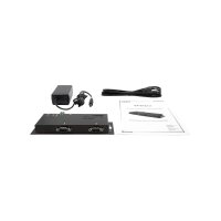 EXSYS EX-6122-2 Ethernet zu Seriell 2 x RS-232/422/485 mit 9 Pin Stecker inkl. Virtual Com Software
