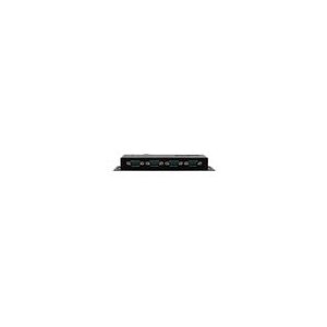 EXSYS EX-6124-2PoE Ethernet zu Seriell 4 x RS-232/422/485 mit 9 Pin Stecker PoE