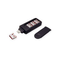 EXSYS EX-1114-R, 4x USB Schloss, 1x Schlüssel