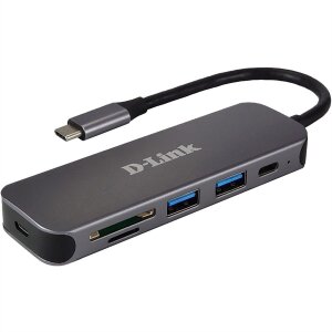 D-Link DUB-2325 5-in-1 USB-C Hub mit Card Reader