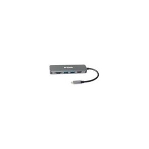 D-Link DUB-2327 6-in-1 USB-C Hub mit HDMI/Card Reader/Power Delivery