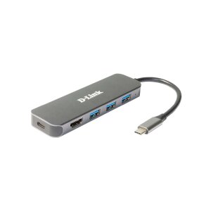 D-Link DUB-2333 5-in-1 USB-C Hub mit HDMI/Power Delivery