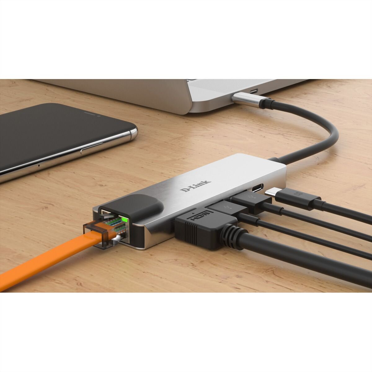 D-Link DUB-M520 USB-C 5-Port USB 3.0 Hub mit HDMI,...