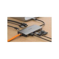 D-Link DUB-M810 USB-C 8-Port USB 3.0 Hub HDMI, Ethernet, Card Reader, Power