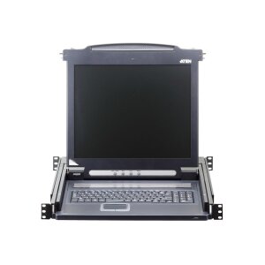 ATEN CL1000M KVM-Konsole, 43cm LCD, VGA, PS/2, ES-Layout