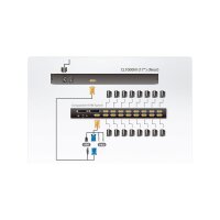 ATEN CL1000M KVM-Konsole, 43cm LCD, VGA, PS/2, ES-Layout