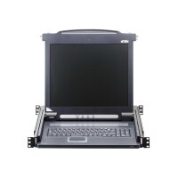 ATEN CL1000N KVM-Konsole, 19" LCD, VGA, PS/2, US-Layout