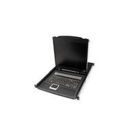 ATEN CL1308N KVM-Switch, 48cm TFT, VGA, PS/2-USB, 8 Port, ES-Layout