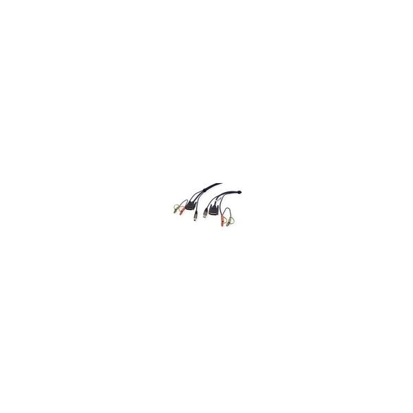 ATEN 2L-7D02U KVM Kabel DVI-D (Single Link), USB, Audio, schwarz, 1,8 m