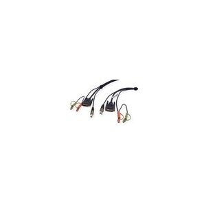 ATEN 2L-7D02U KVM Kabel DVI-D (Single Link), USB, Audio, schwarz, 1,8 m