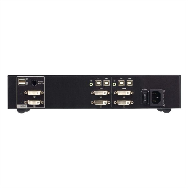 ATEN CS1142D4C 2-Port USB 4K DVI Secure KVM mit Card Reader