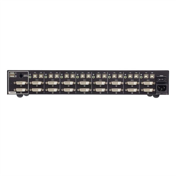 ATEN CS1148D4C 8-Port USB 4K DVI Dual Display Secure KVM mit Card Reader