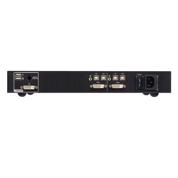 ATEN CS1182D4C 2-Port USB 4K DVI Secure KVM mit Card Reader